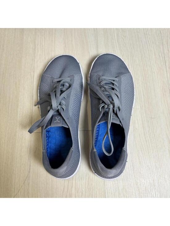 Flux Adapt Trainer Gray White Athletic Knit Barefoot Shoe Sneaker Size M7 W8 EUC
